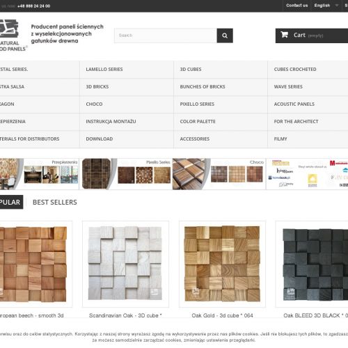 Panele ścienne drewniane 3d
