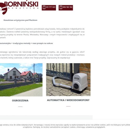 Balustrady metalowe wewnętrzne - Płock