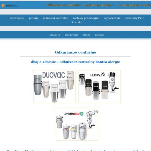 Odkurzacz centralny cena - Zgierz