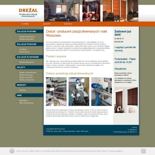 Producent rolet targówek - Ząbki