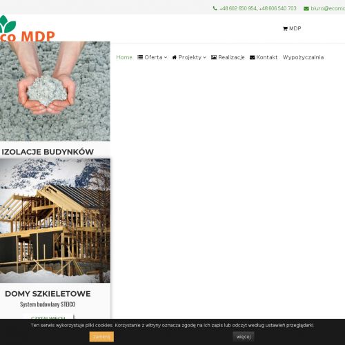 Izolacje wdmuchiwane wełna drzewna - Nowy Targ