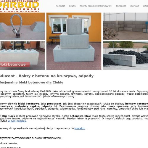 Bloki betonowe śląsk - Kielce