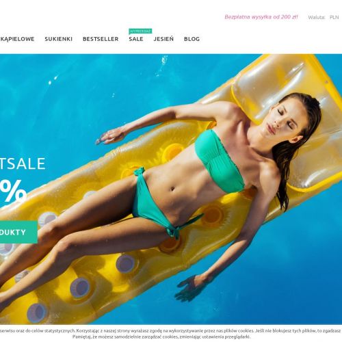 Stroje kąpielowe z wysokim stanem - Poznań