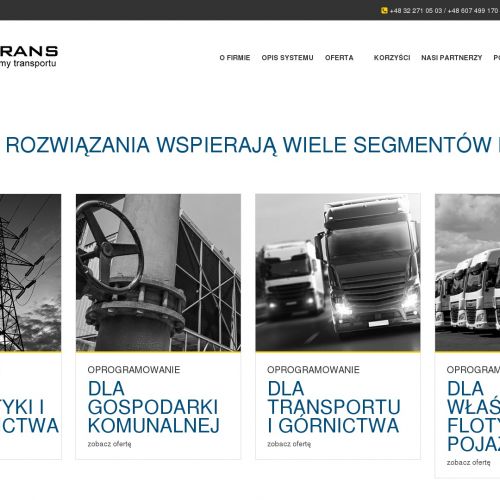 Nowoczesny system informatyczny dla firm transportowych