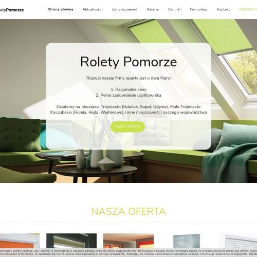 Kartuzy - rolety karwiny