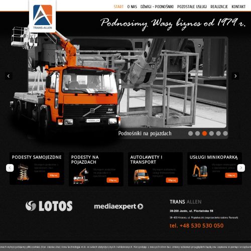 Tarnów - podnośnik koszowy na gąsienicach