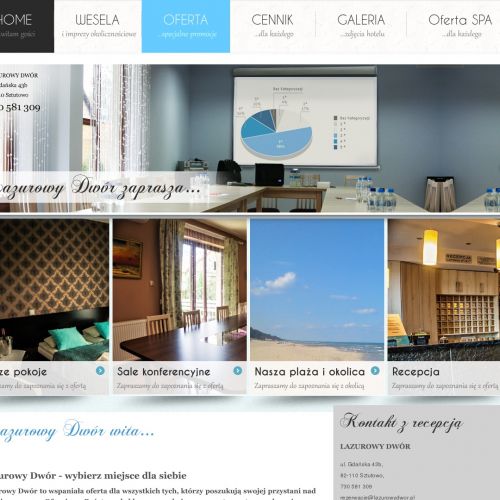 Krynica Zdrój - sala ślubna nad morzem