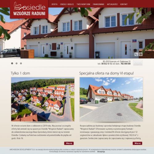 Domy na podmiejskim osiedlu Sopot