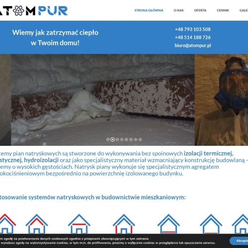 Izolacja pianką pur cena w Warszawie