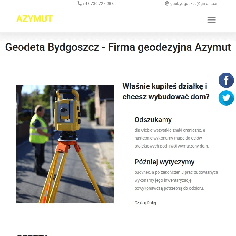 Szubin - geodezja dąbrowa chełmińska