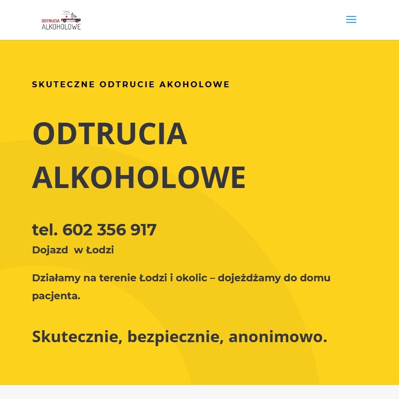 Odtrucie alkoholowe w domu łódź w Pabianicach