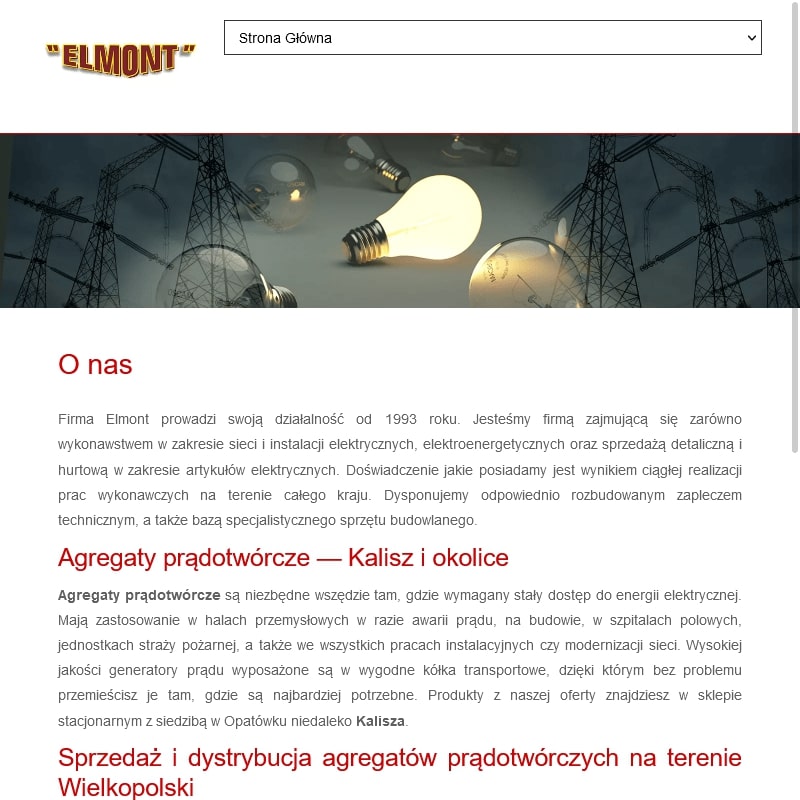 Agregaty prądotwórcze na działkę w Kaliszu