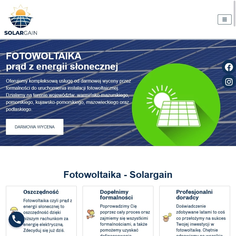 Ełk - instalacja fotowoltaiczna dla rolnika