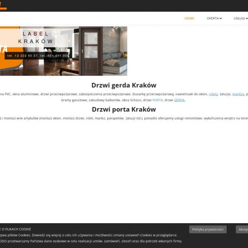 Kraków - zabudowa balkonów