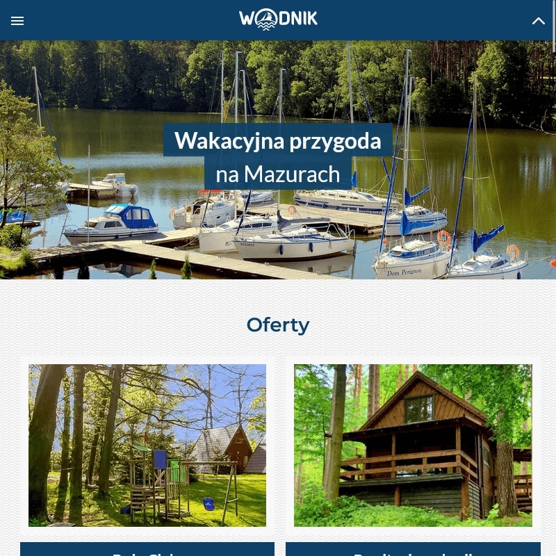 Ośrodki wczasowe mazury