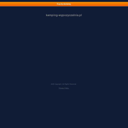 Przyczepy kempingowe wypożyczalnia