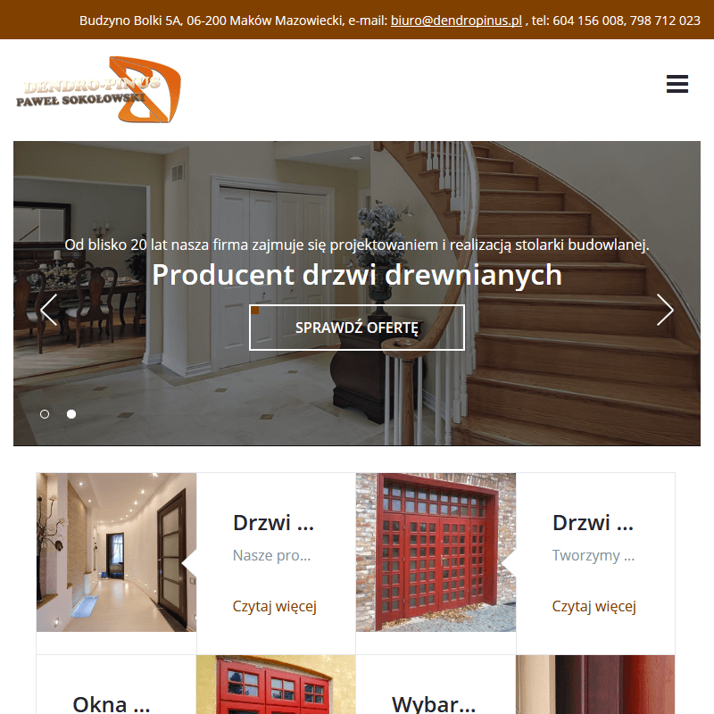 Drzwi wewnętrzne w Płocku