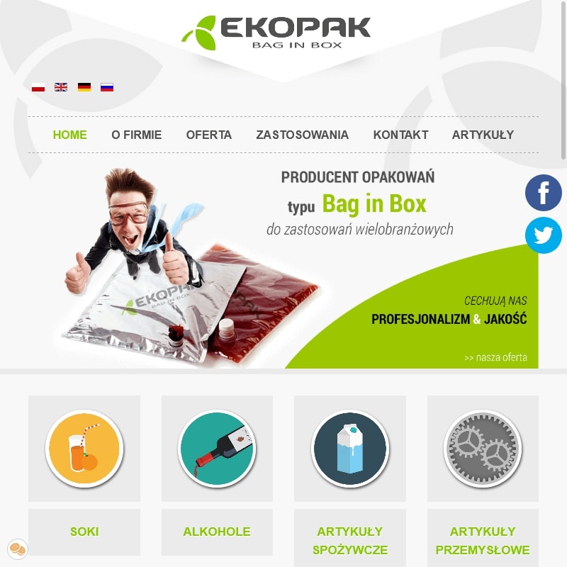 Producent opakowań bag in box