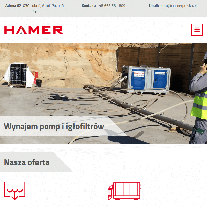 Wynajem igłofiltrów w Szczecinie