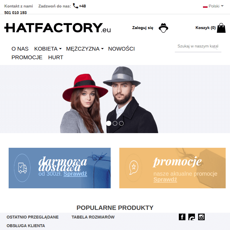 Warszawa - kapelusz fedora