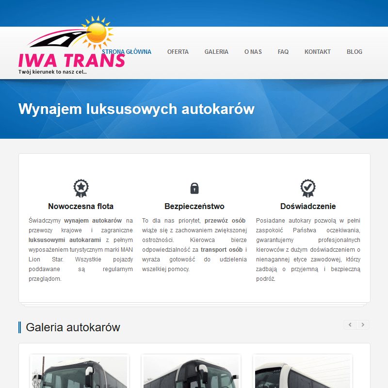 Wynajem autokarów z klimatyzacją łódź w Łodzi