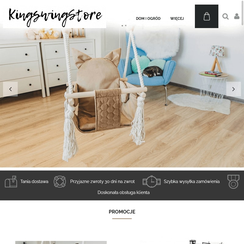 Huśtawka dla 6 miesięcznego dziecka