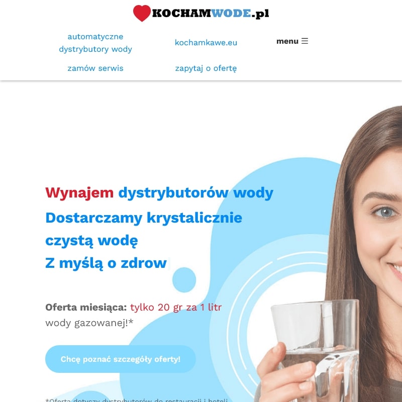Dystrybutor z wodą gazowaną - Warszawa