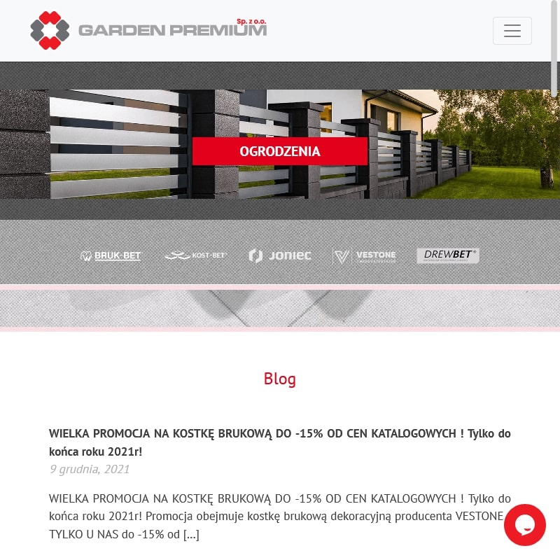 Koło - ogrodzenia betonowe