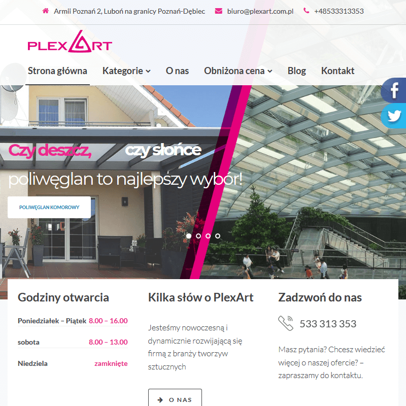 Poliwęglan komorowy Piła