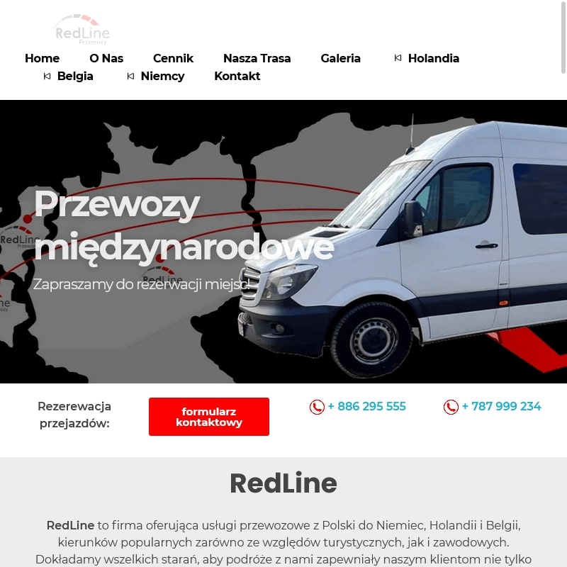 Przewóz osób holandia polska