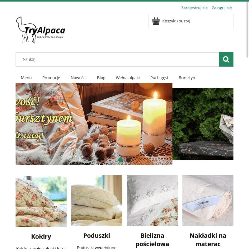 Kołdry z alpaki producent